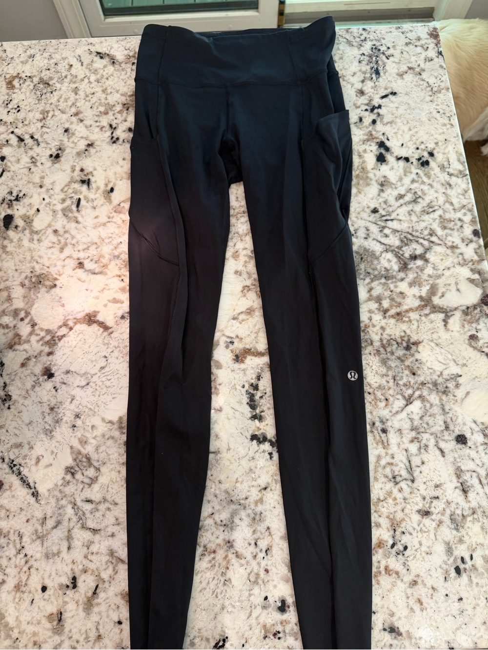 lululemon athletica Black fast & free High-Rise Leggings with Side Pockets 25in